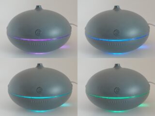 ダイソー 加湿器 オニオン型 LEDライト