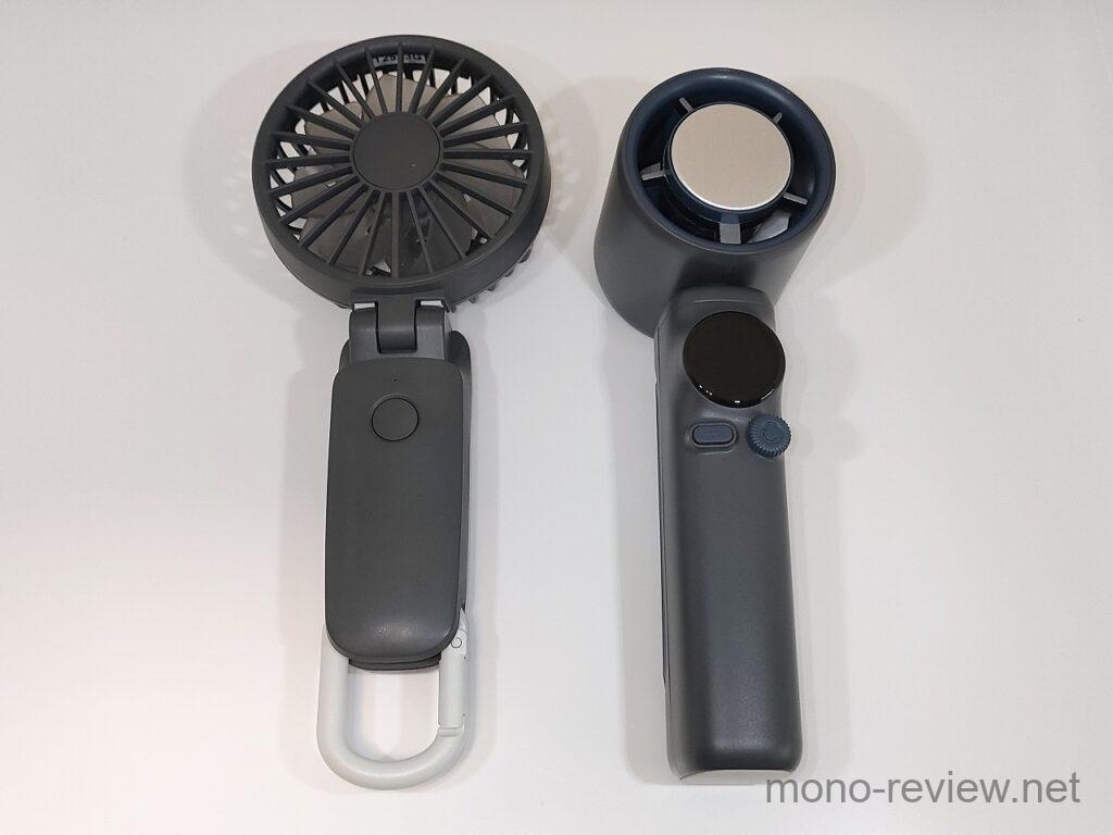 ハンディファン 冷却プレート付き 大容量 レビュー TWhours リズム 比較
