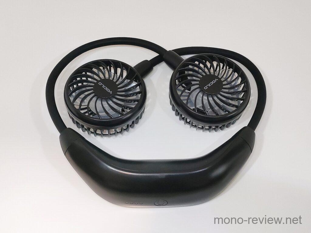 首掛け扇風機 360度 レビュー YOCILO
