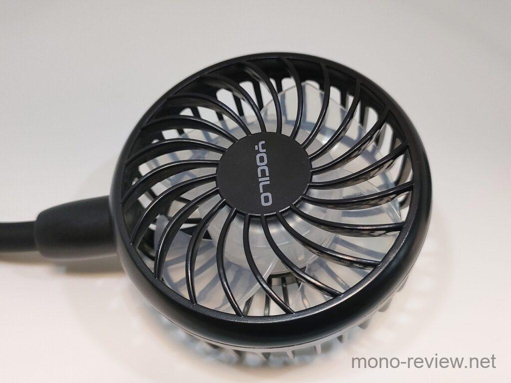 首掛け扇風機 360度 レビュー YOCILO